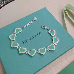 Tiffany & Co. Green Heart Bracelet